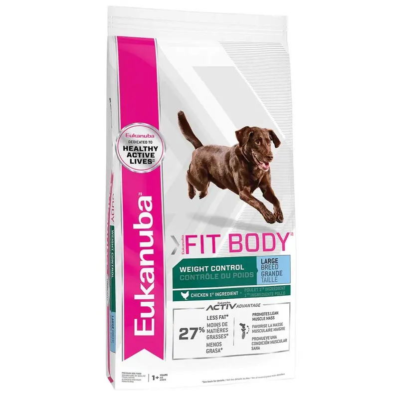 Eukanuba Dog Food - Lg Brd - Fit Body Weight Control - 15 lb