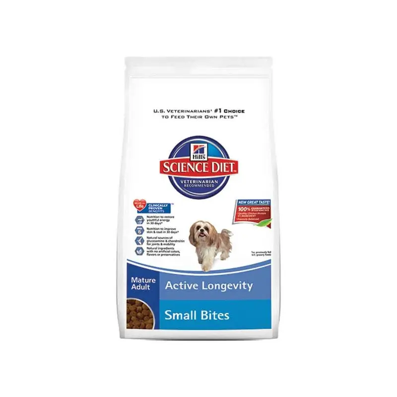 Hills Science Diet Dog - Senior - Small Bites - Chkn/Rice - 5lb