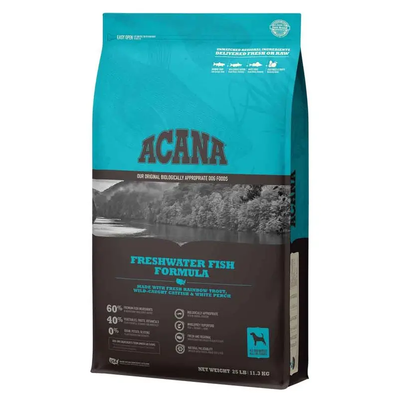 ACANA DOG FOOD - FRESHWATER FISH - 25 LB