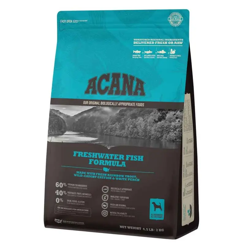 ACANA DOG FOOD - FRESHWATER FISH - 4.5 LB