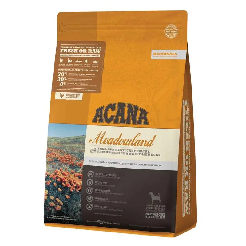ACANA DOG FOOD - MEADOWLAND - 4.5 LB