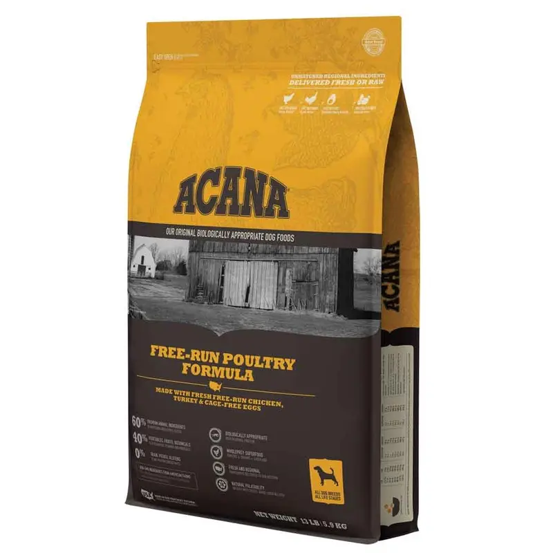 ACANA HERITAGE DOG FOOD - POULTRY - 13 LB
