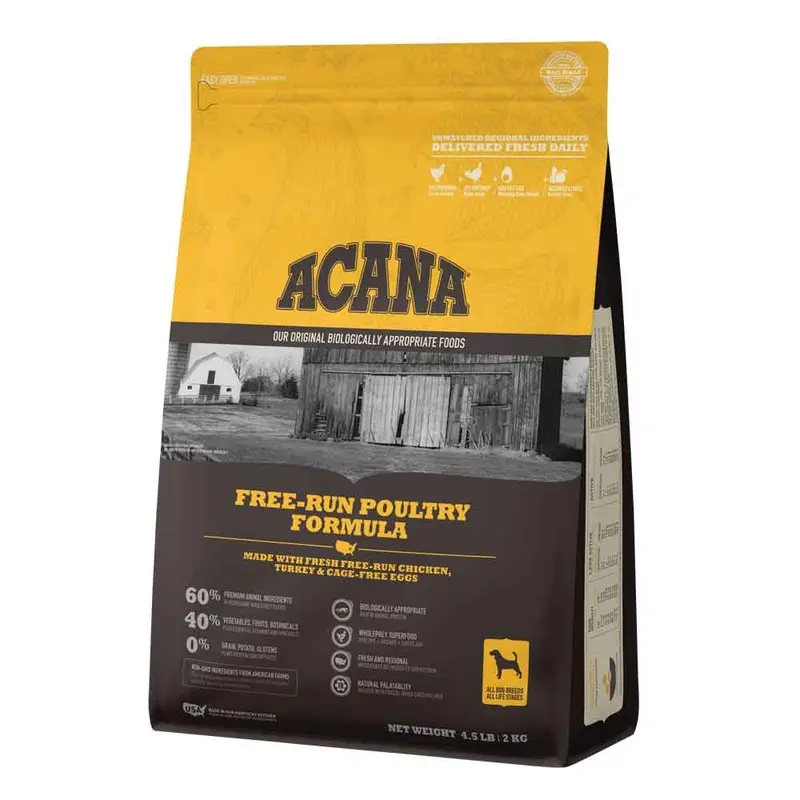 ACANA HERITAGE DOG FOOD - POULTRY - 4.5 LB