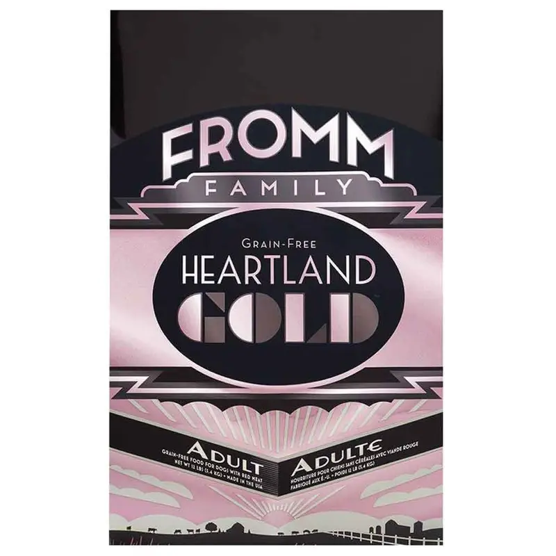 FROMM HEARTLAND GOLD DOG FOOD - ADULT - 12 LB