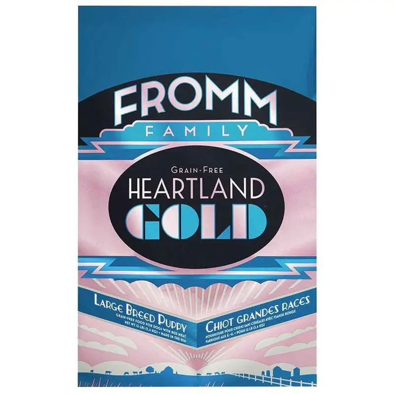 FROMM HEARTLAND GOLD DOG FOOD - LARGE BREED PUPPY - 12 LB