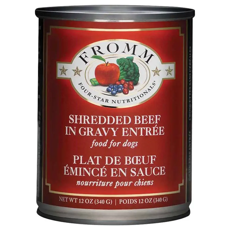 Fromm - 4Star Beef & Veg Shreds Dog Food 12oz.