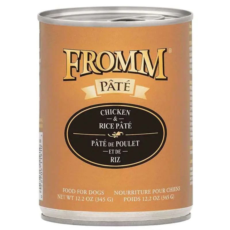 Fromm - Chicken & Rice Pate Dog Food 12.2oz.