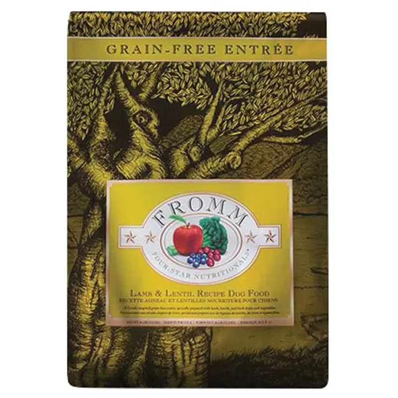 FROMM FOUR-STAR DOG FOOD - GRAIN FREE LAMB & LENTIL - 26 LB.