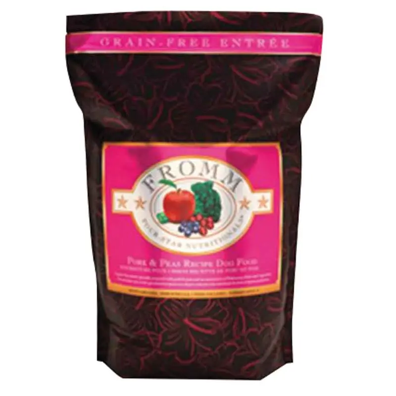 FROMM FOUR-STAR DOG FOOD - PORK & PEA - 4 LB.