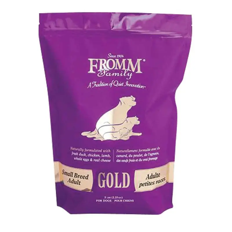FROMM GOLD DOG FOOD - SMALL BREED ADULT - 5 LB.
