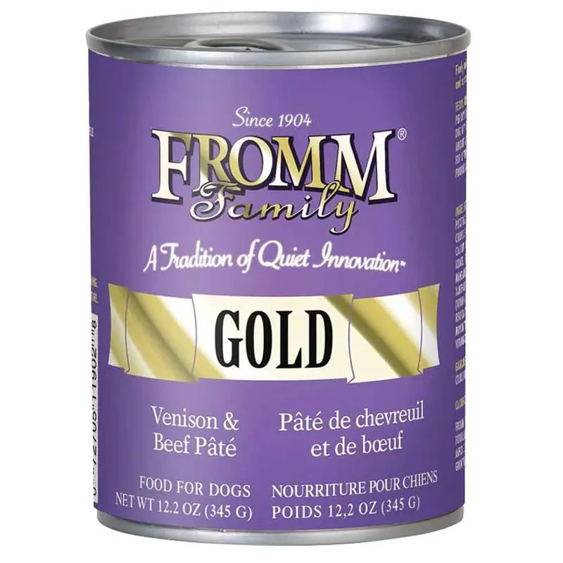 Fromm - Venison & Beef Pate Dog Food 12.2oz.