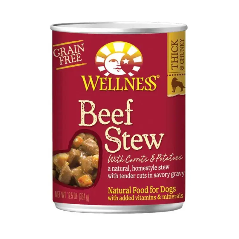 Wellness Dog Food - Beef Stew w/Carrots & Potato - 12.5 oz