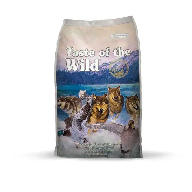 WETLANDS CANINE W ROASTED WILD FOWL DOG FOOD -14LB