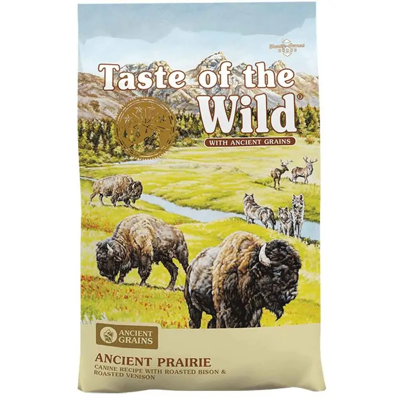 ANCIENT GRAINS PRAIRE RSTD BISON & VENISON DOG FOOD - 5 LB