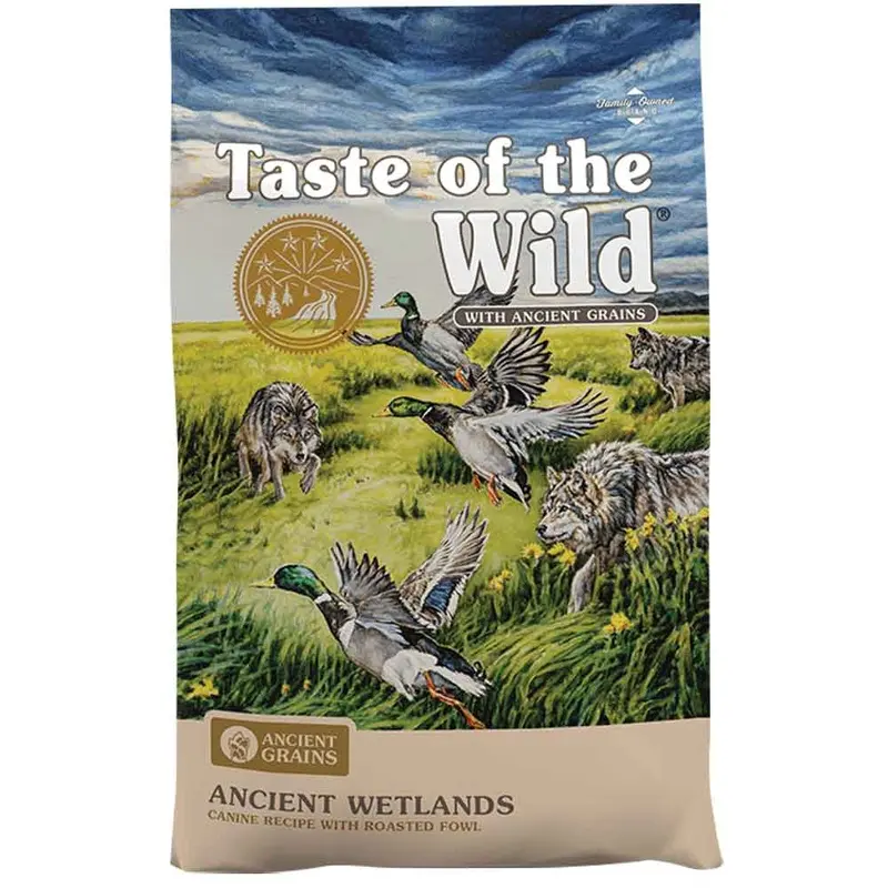 ANCIENT GRAINS WETLANDS ROASTED FOWL DOG FOOD - 5 LB