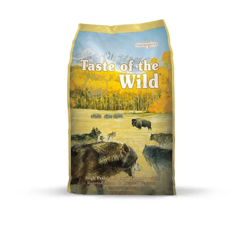 HIGH PRAIRIE CANINE RSTD BISON & VENISON DOG FOOD-28 LB