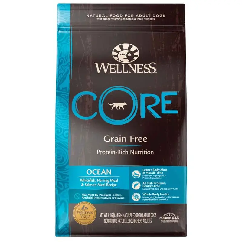 WELLNESS CORE DOG FOOD - WHITEFISH, HERRING & SALMON - 12 LB