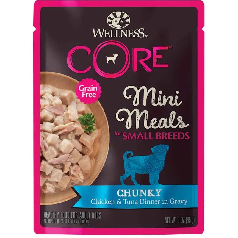 Wellness CORE Dog - MiniMeals Chunky - Chicken & Tuna - 3oz