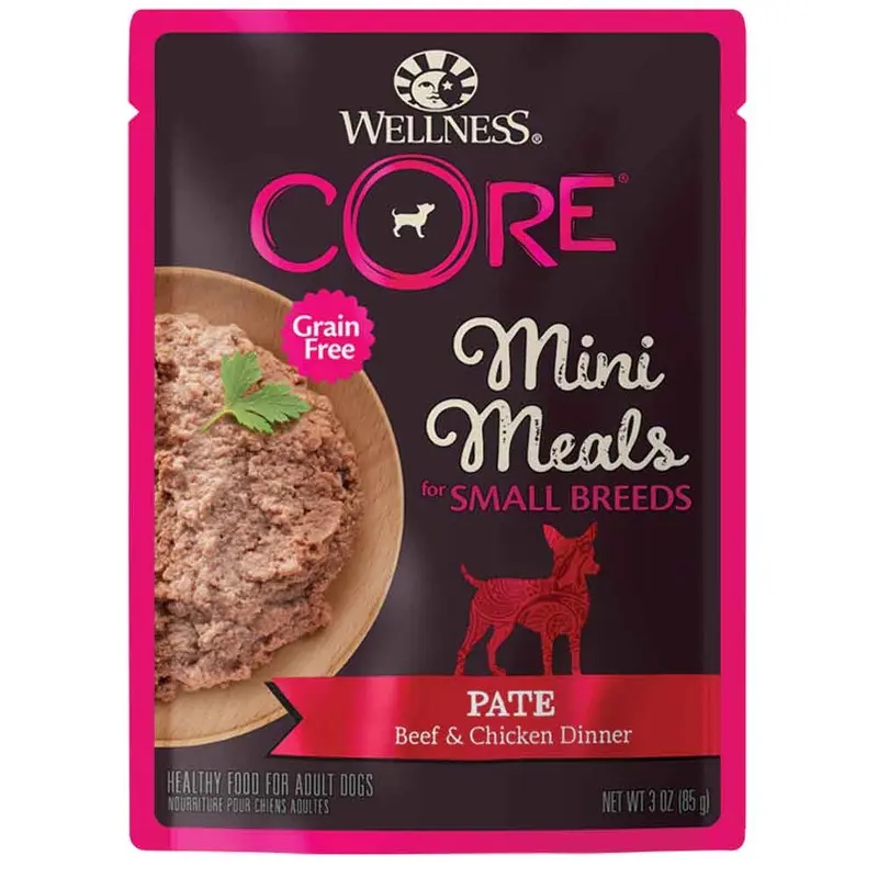 Wellness CORE Dog - MiniMeals Pate - Beef & Chicken - 3oz