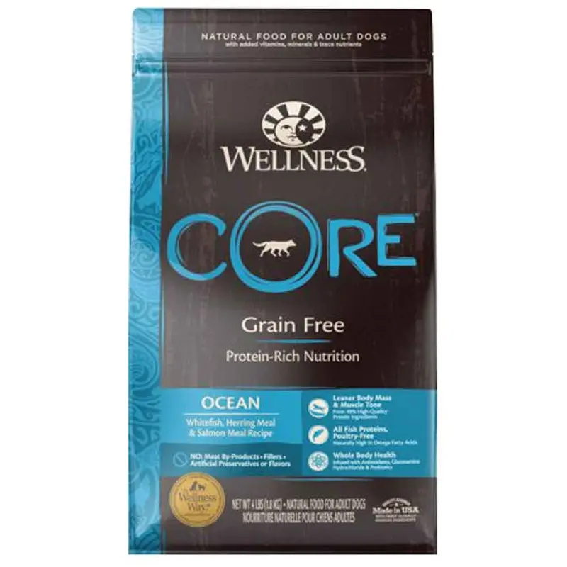 WELLNESS CORE GF DOG FOOD - OCEAN FORMULA - 4 LB