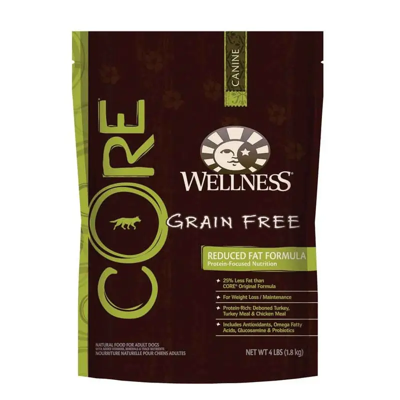 WELLNESS CORE GF DOG FOOD - REDUCED FAT FORMULA - 4 LB