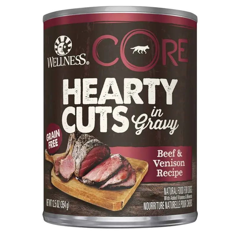 Wellness CORE Hearty Cuts Dog Food - Beef & Venison - 12 oz