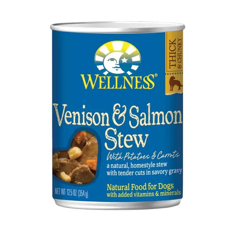 Wellness Dog - Venison & Salmon Stew w/Potato & Carrot -12.5oz