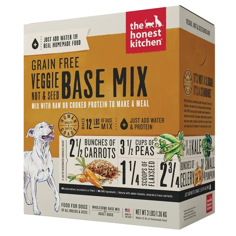 HONEST KITCHEN DOG - DEHYDRATED - GF FRUIT & VEG MIX - 3 LB