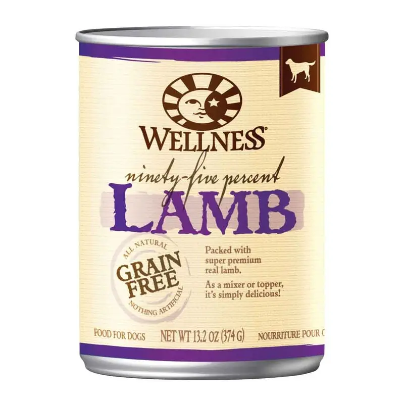 Wellness 95% Dog Food - Lamb - 13.2 oz