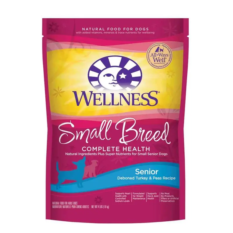 WELLNESS COMPLETE HLTH DOG - SM BREED - SENIOR FORMULA -4LB