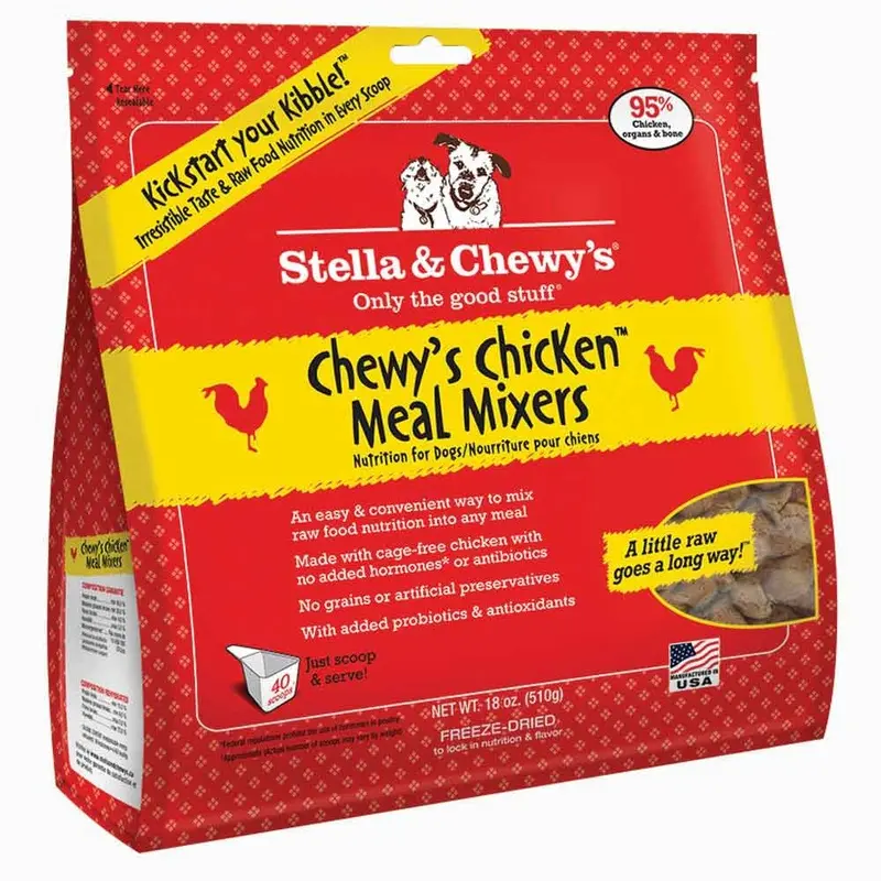 STELLA & CHEWY'S FD MIXERS FOR DOGS-CHICKEN 18 OZ