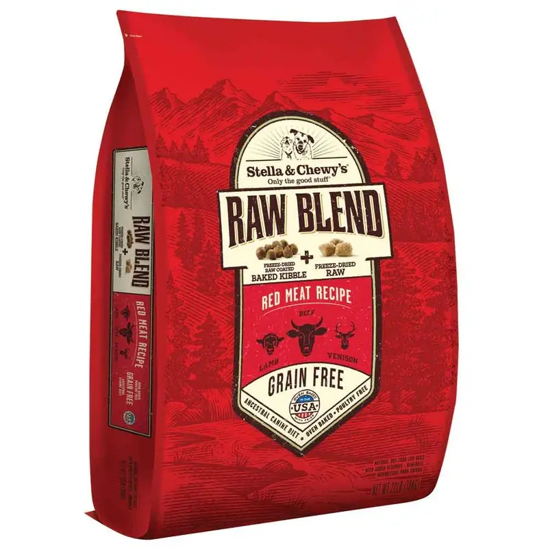 STELLA & CHEWY'S - RAW BLEND DOG FOOD - RED MEAT - 22 LB