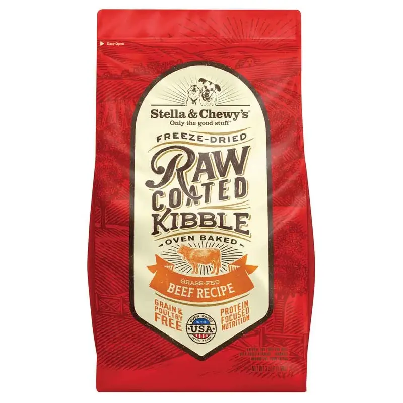 STELLA & CHEWY'S - RAW COATED BEEF - DOG FD - 3.5 LB