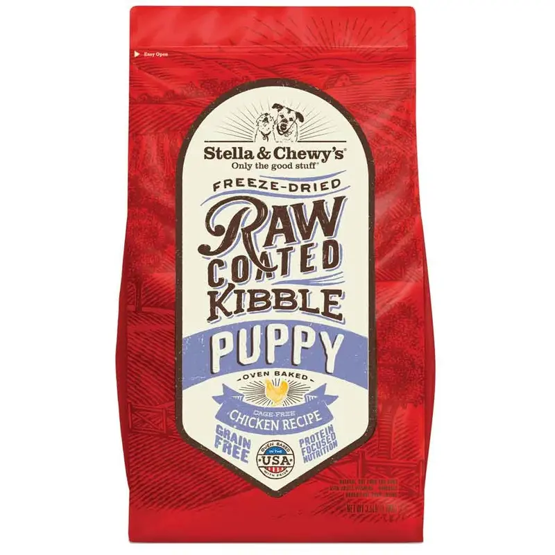 STELLA & CHEWY'S - RAW COATED PUPPY CHKN - DOG FD - 3.5 LB