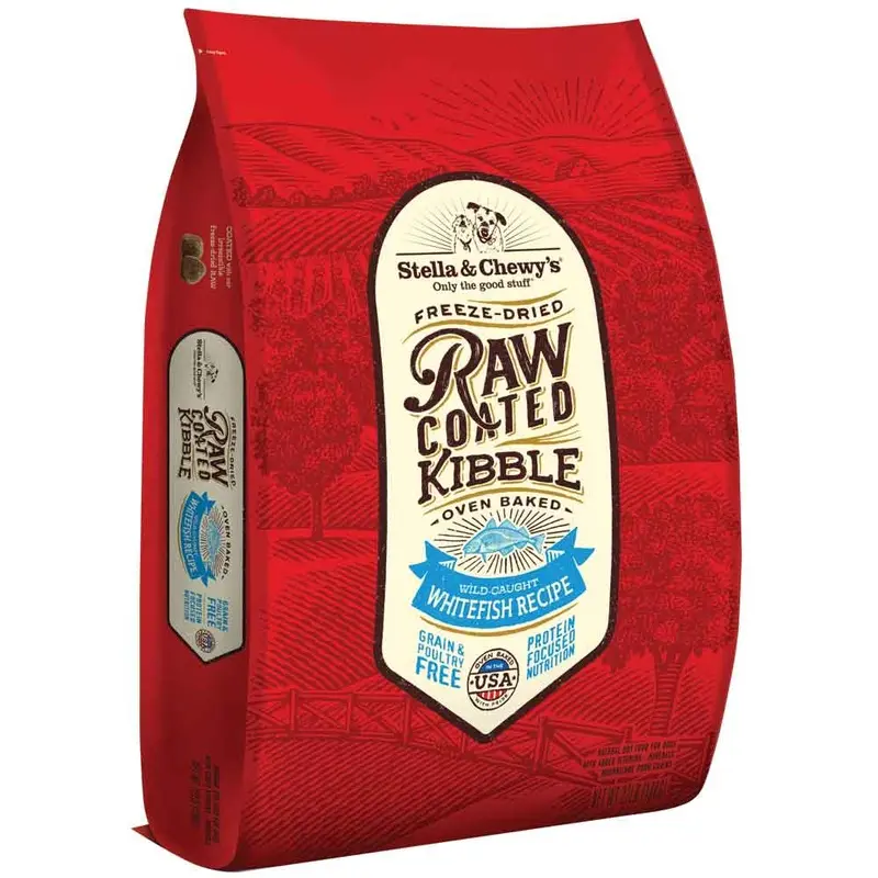 STELLA & CHEWY'S - RAW COATED WHITEFISH - DOG FD - 22 LB