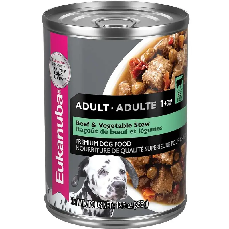 Eukanuba Hearty Beef & Vegetable Stew in Gravy-12.5 oz.