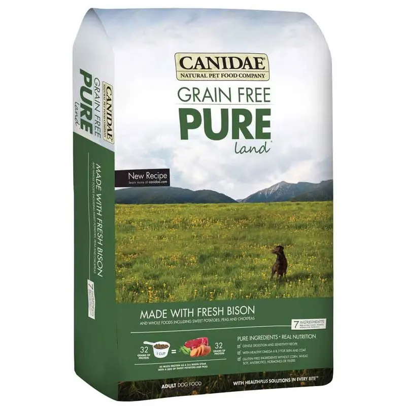 GRAIN FREE PURE LAND DOG FOOD - 21 LB.