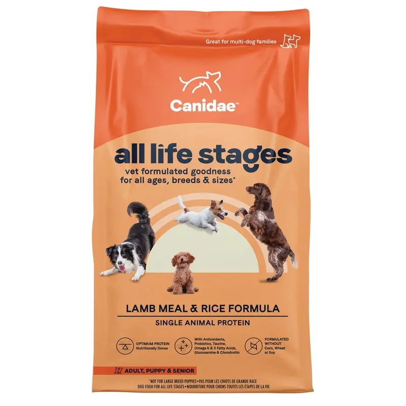 LAMB MEAL & RICE DOG FOOD - 27 LB.