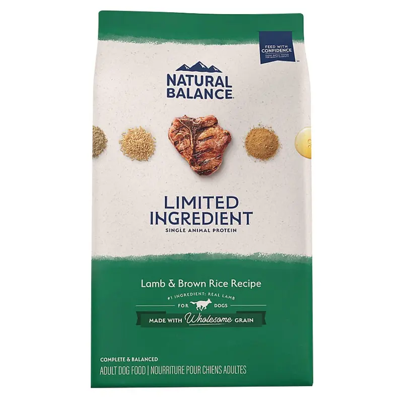 LID LAMB MEAL & BROWN RICE DOG FOOD - 24 LB.