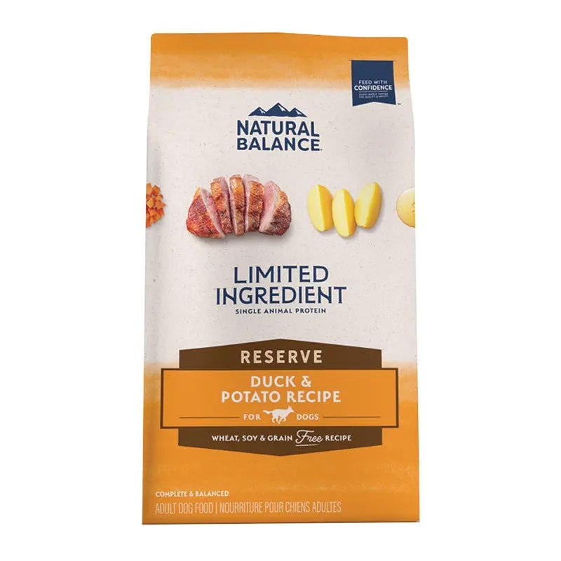 LID POTATO & DUCK DOG FOOD - 12 LB.