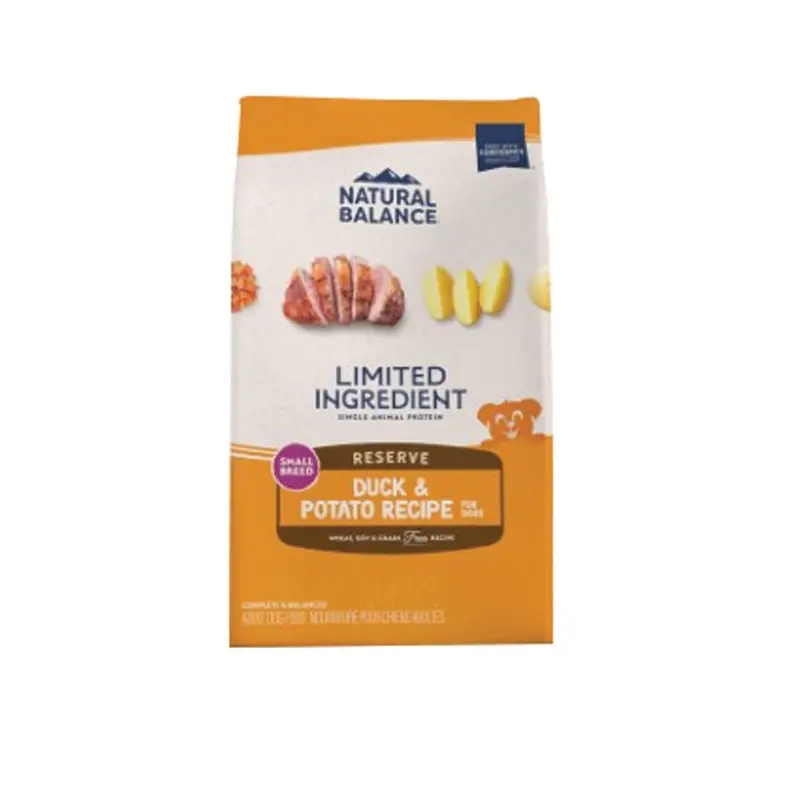 LID POTATO & DUCK SMALL BREED BITES DOG FOOD - 4 LB.