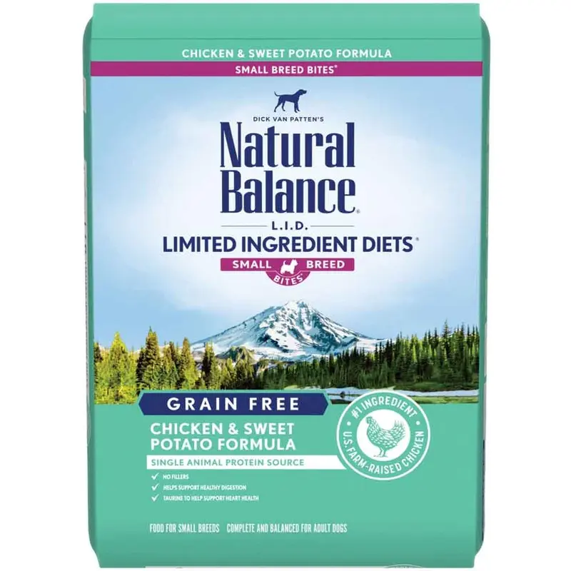 LID SWEET POTATO & CHICKEN SMALL BREED BITES - 12 LB.