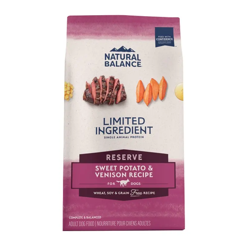 LID SWEET POTATO & VENISON DOG FOOD - 4 LB.