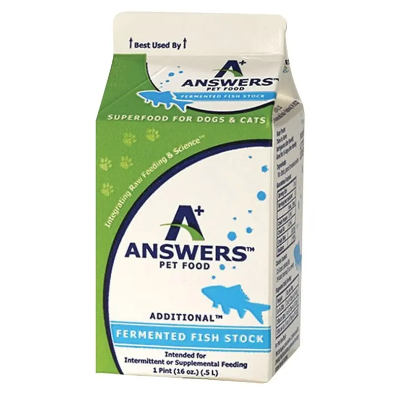 ADDITIONAL ANSWERS - FERMENTED FISH STOCK - 1 PT