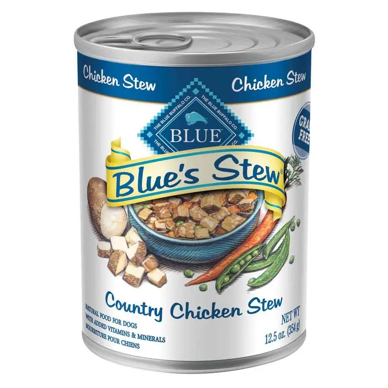 Blue's Stew Canned Dog Food - Country Chicken - 12.5 oz
