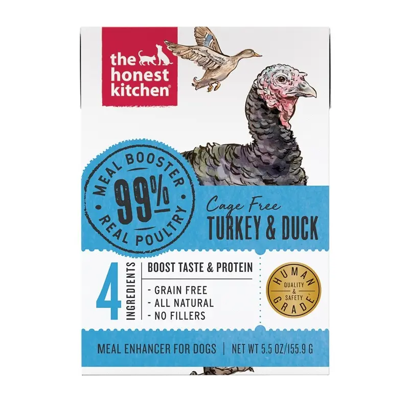 Honest Kitchen Dog - Pour Overs - 99% Turkey/Duck - 5.5 oz