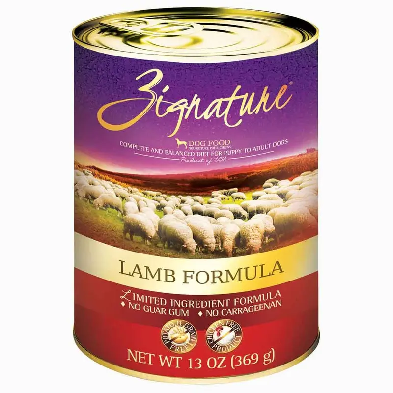 Zignature Canned Dog Food - Lamb Formula - 13 oz.