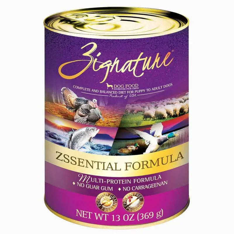 Zignature Canned Dog Food - Zssential Formula - 13 oz.