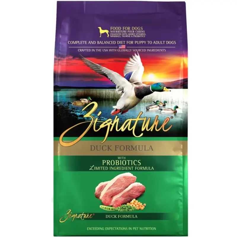 ZIGNATURE DOG FOOD - DUCK - 25 LB.