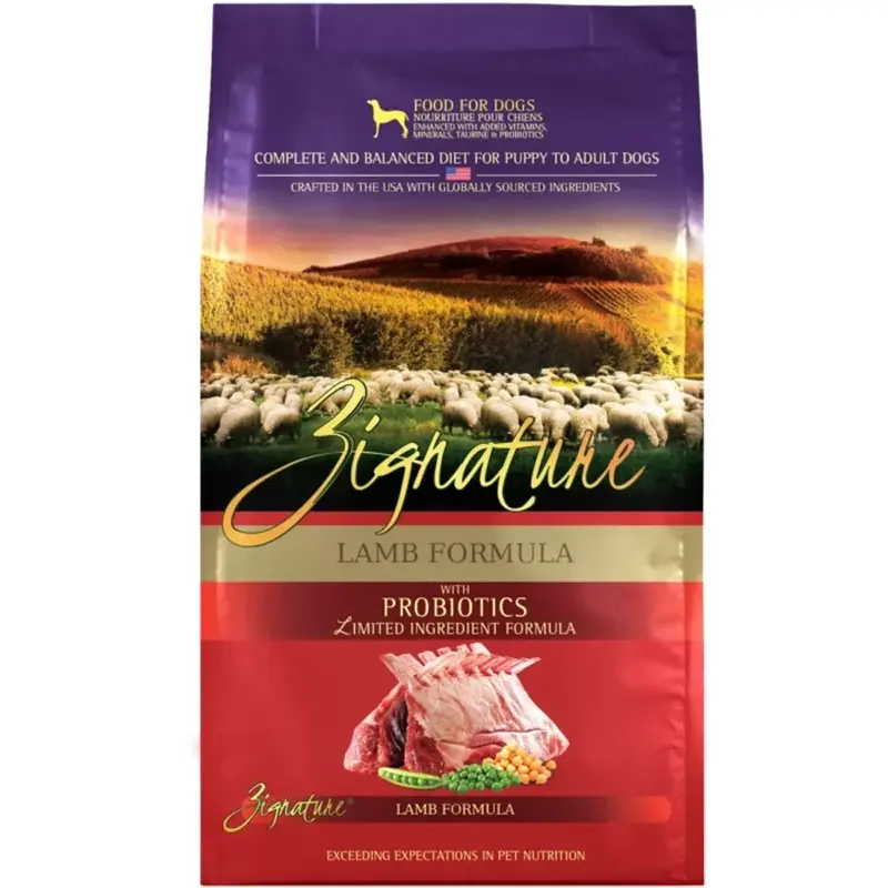 ZIGNATURE DOG FOOD - LAMB - 25 LB.